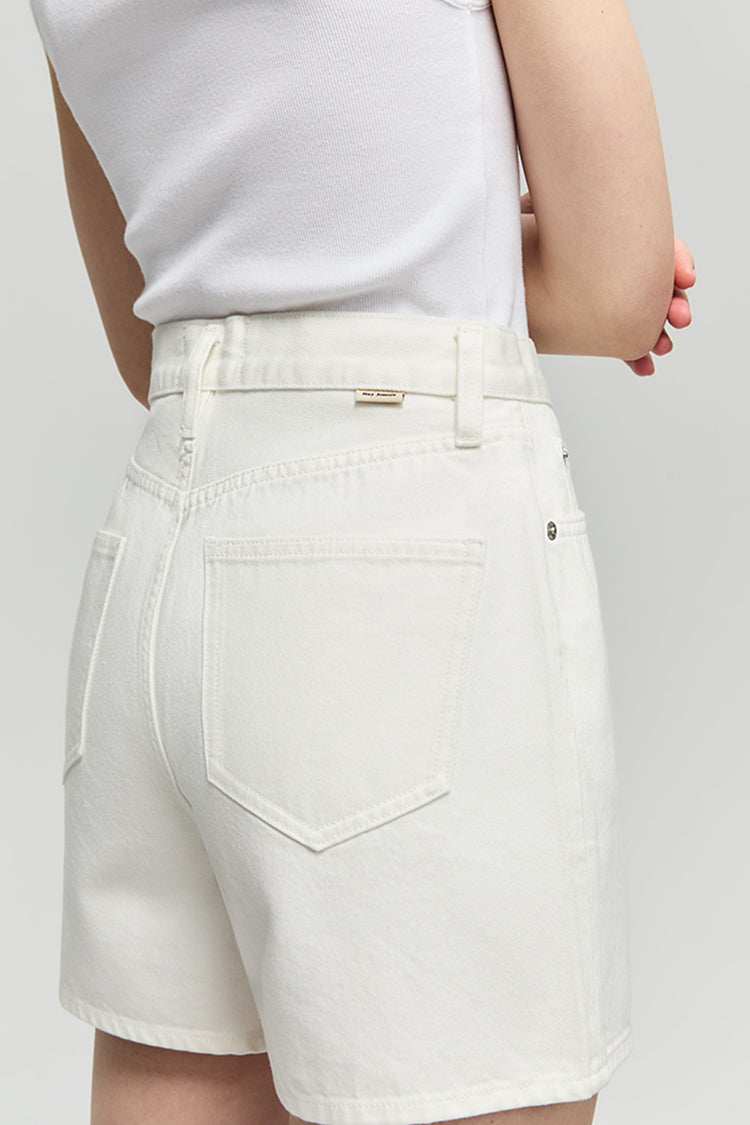 Golden Hour High Rise Girlfriend Shorts Denim Hey Joanie
