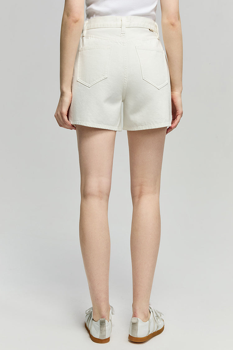 Golden Hour High Rise Girlfriend Shorts Denim Hey Joanie