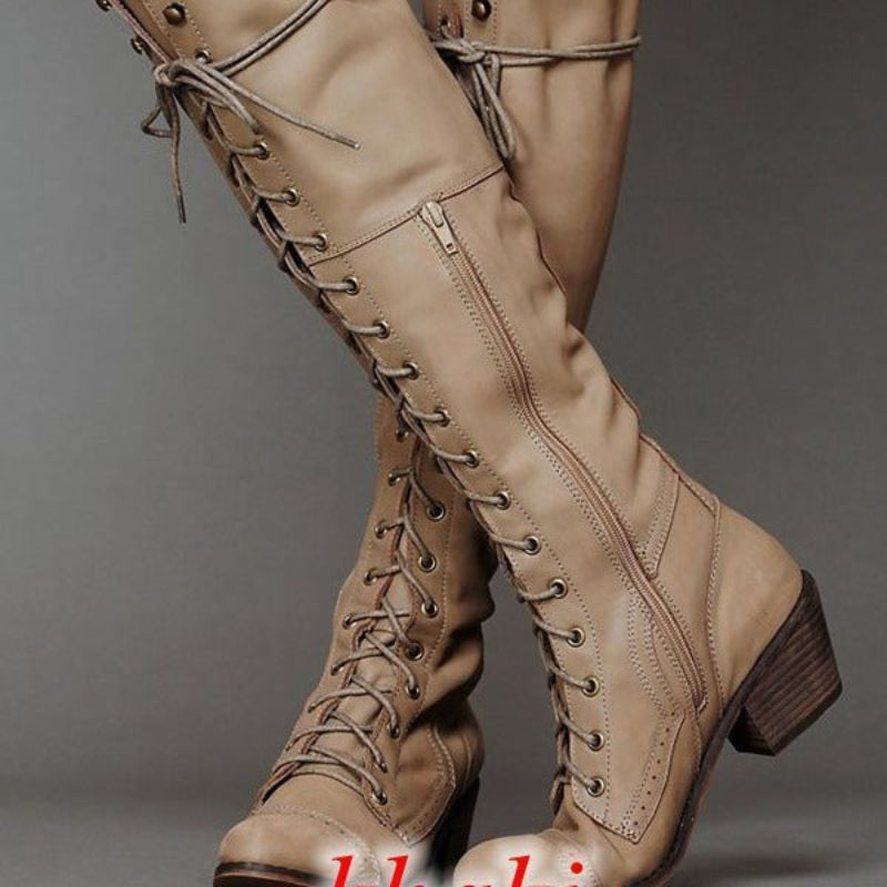 Women’s Round Toe Over-the-Knee Tall Winter Boots
