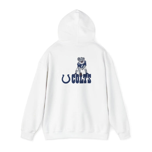 Indianapolis Colts Dancing Bear Unisex Hoodie Two-Sided The Gridiron Collection