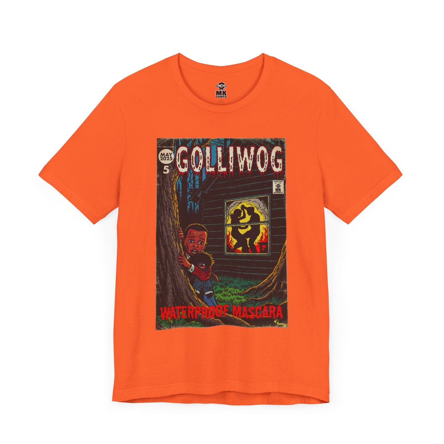 Waterproof Mascara Unisex Jersey Short Sleeve Tee Golliwog
