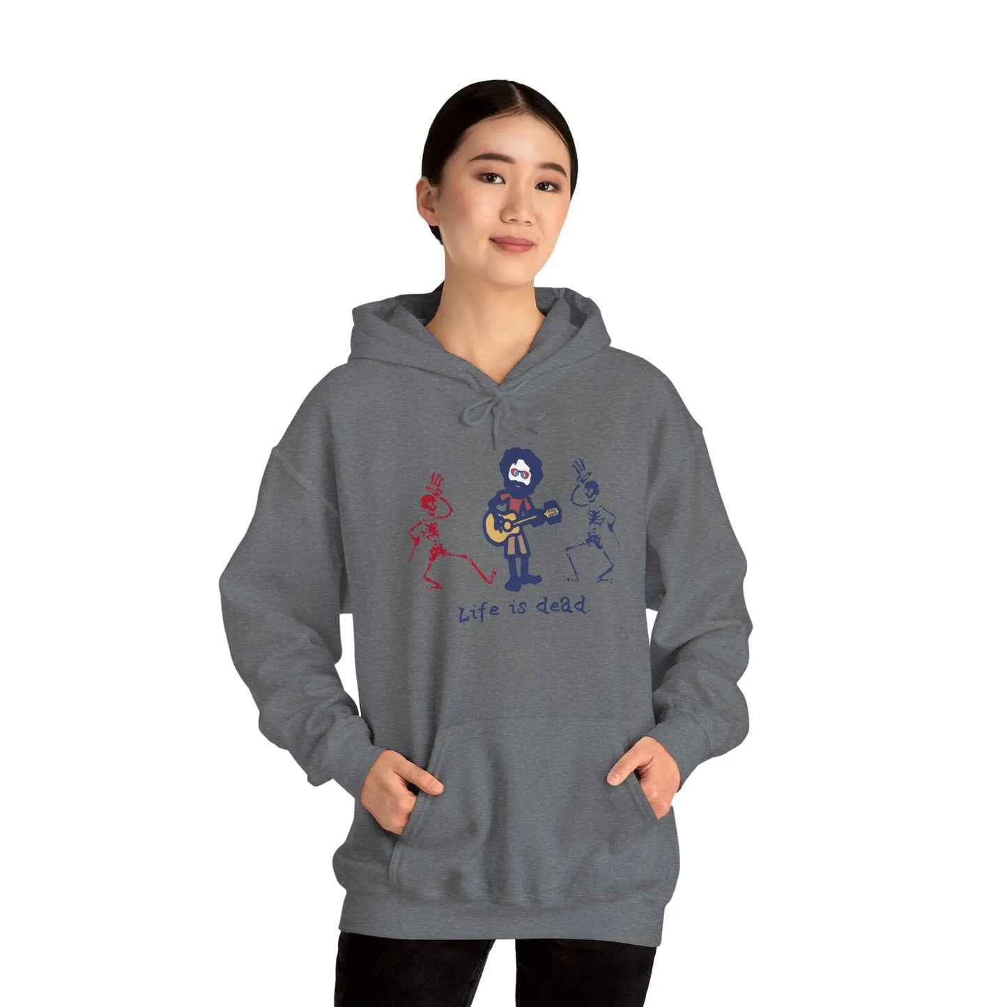 Grateful Dead Unisex Hoodie Life is dead Jerry and His Friends