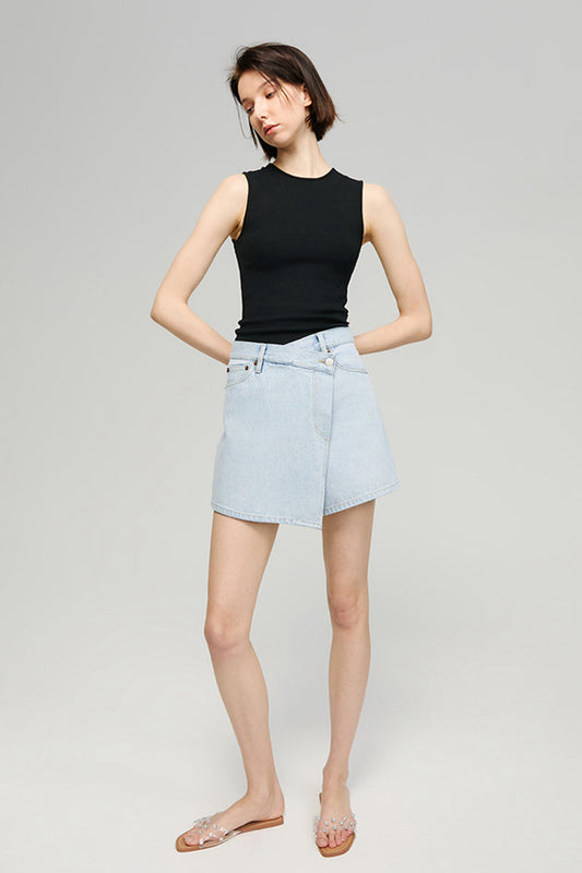 Drift High-Rise Denim Skort Hey Joanie HJ809
