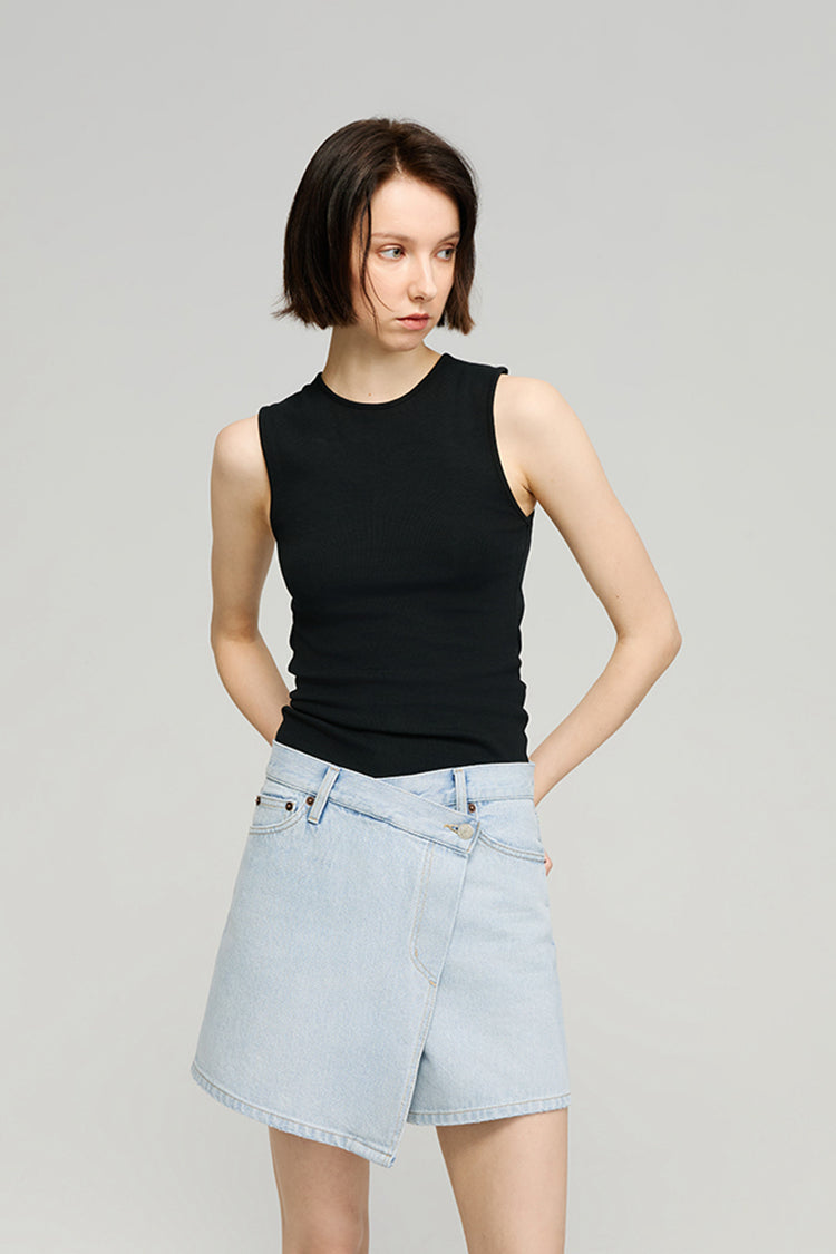 Drift High-Rise Denim Skort Hey Joanie HJ809