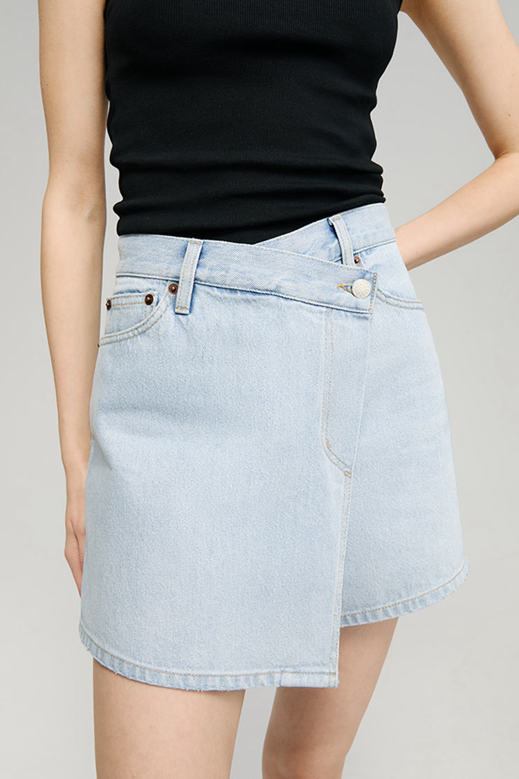 Drift High-Rise Denim Skort Hey Joanie HJ809