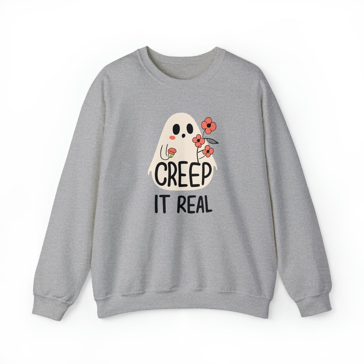 Creep It Real Spooky Sweatshirt, Spooky Season Halloween Sweatshirt, Halloween Costume, Spooky Sweatshirt, Halloween Gifts