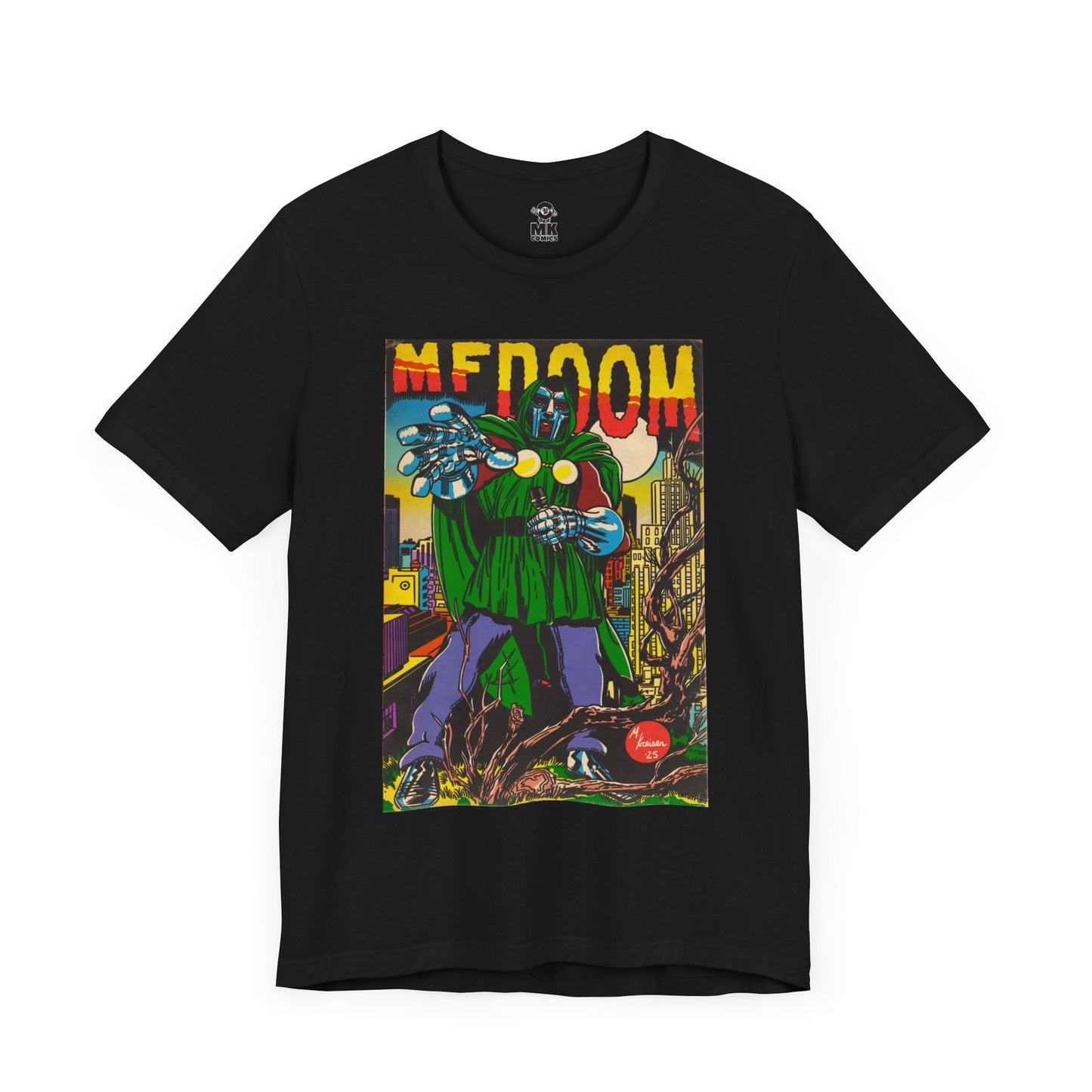 DOOM Comic Book Art Unisex Jersey T-Shirt