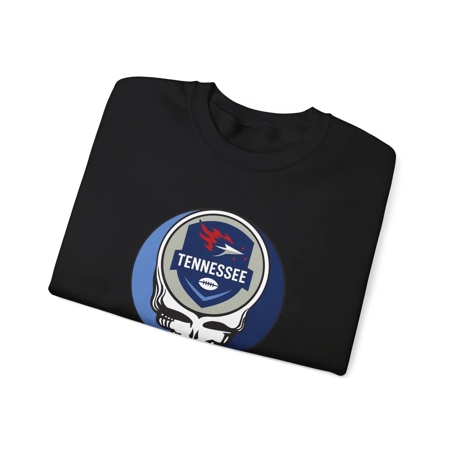 Tennessee Titans Grateful Dead Stealie Crewneck Sweatshirt NFL The Gridiron Collection