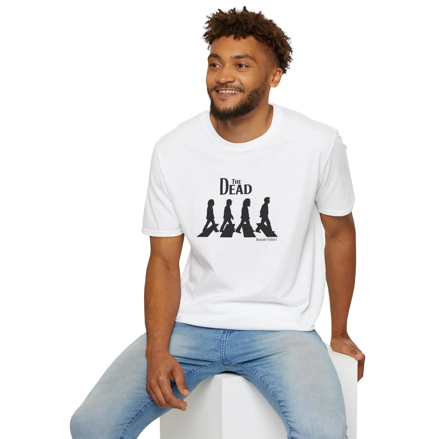 Jerry Road Haight Street Crosswalk Silhouettes T-Shirt