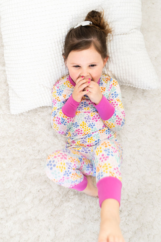 Korrie Dots Bamboo Long Sleeve 2-Piece Set
