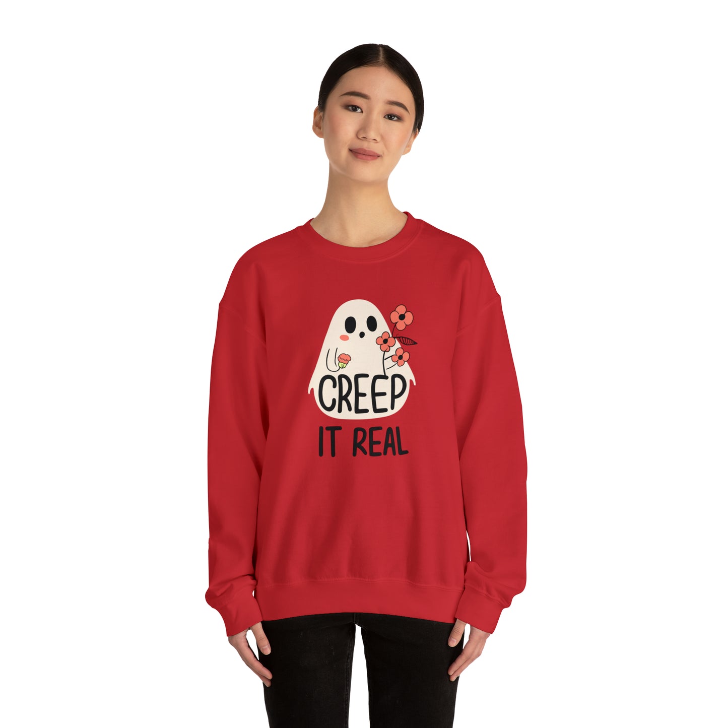 Creep It Real Spooky Sweatshirt, Spooky Season Halloween Sweatshirt, Halloween Costume, Spooky Sweatshirt, Halloween Gifts