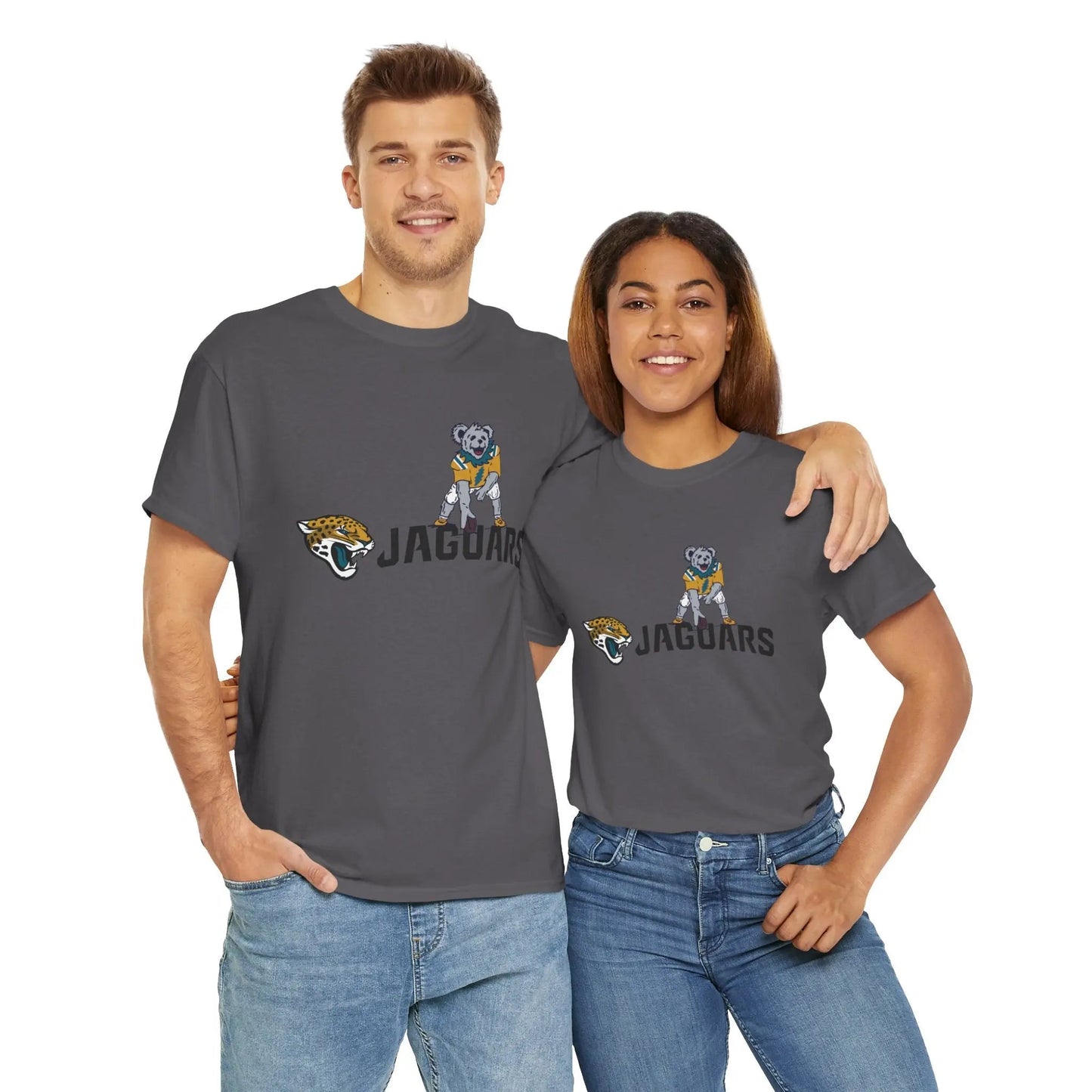 Jacksonville Jaguars Dancing Bear Grateful Dead T-Shirt NFL Gridiron Collection