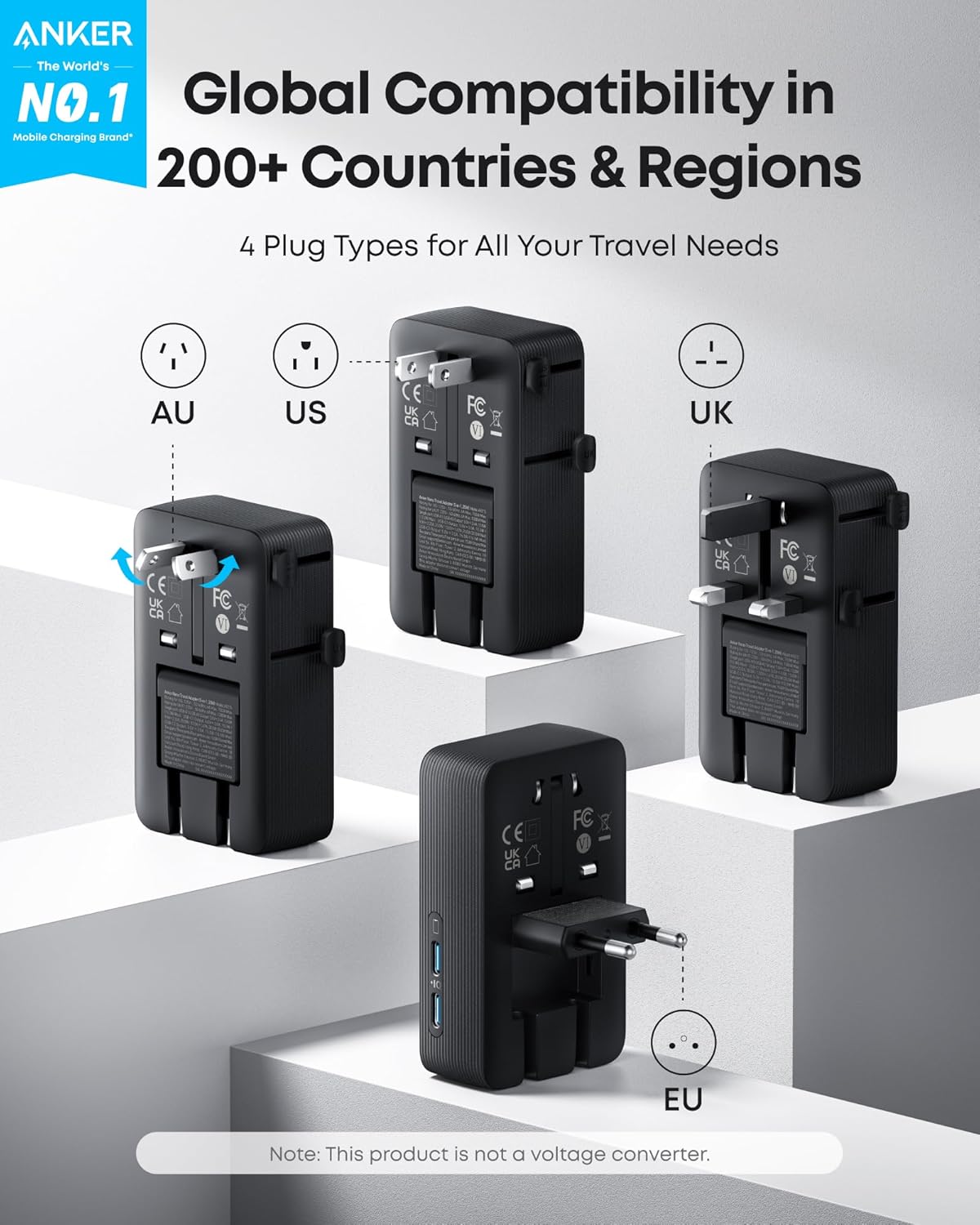Anker MagGo 10,000mAh Wireless Power Bank Qi2 Certified