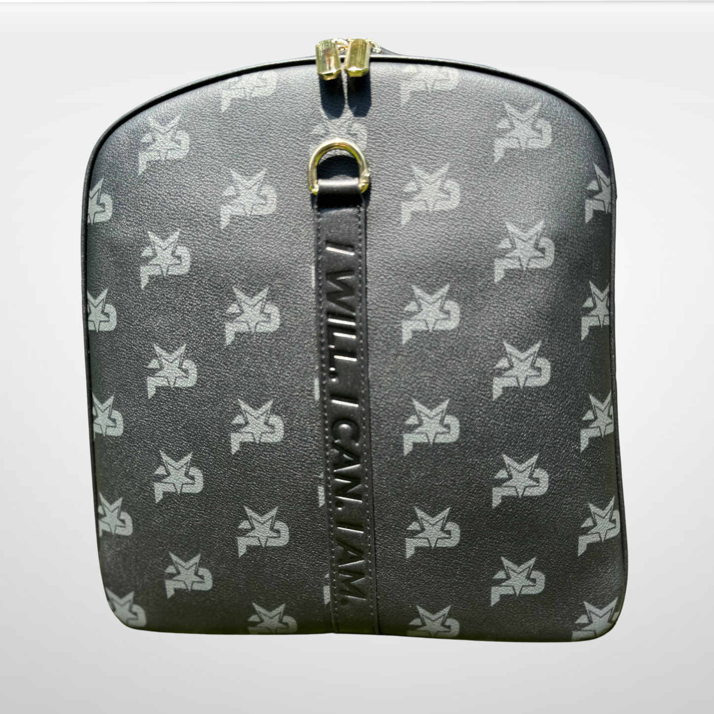 Leather Monogram Training Duffel Bag Black PlayMakar