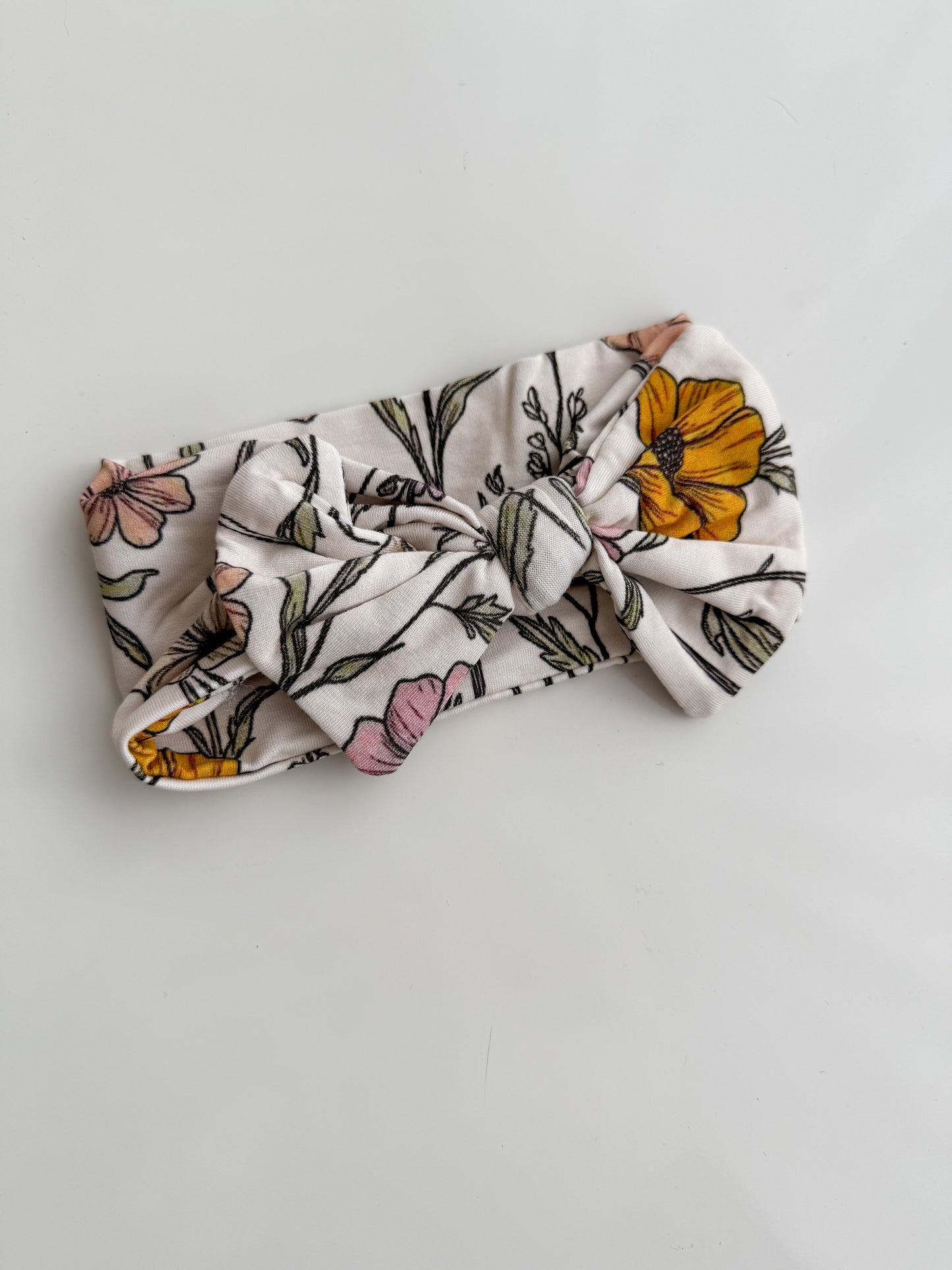 Wild Poppies Bamboo Headband