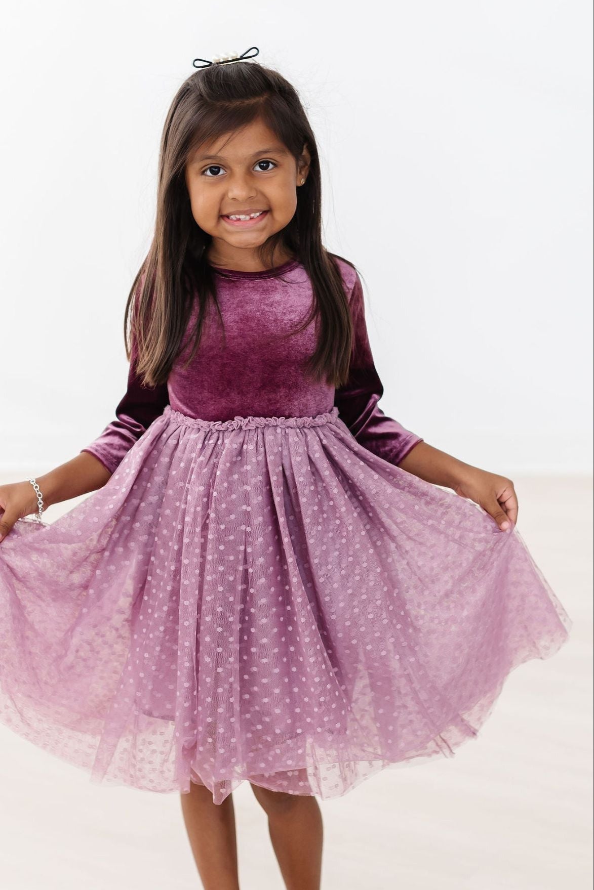 Amethyst Velvet Tutu Dress