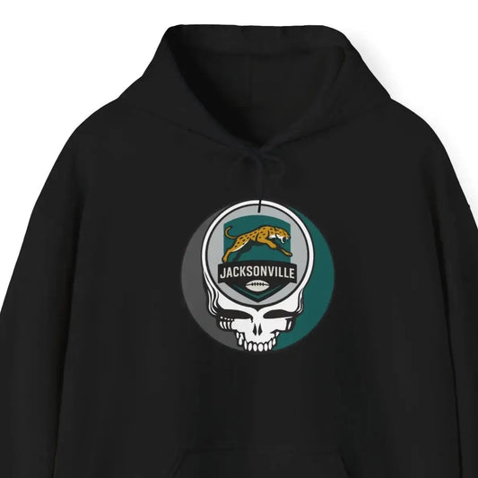 Jacksonville Jaguars Stealie Grateful Dead Hooded Sweatshirt NFL The Gridiron Collection