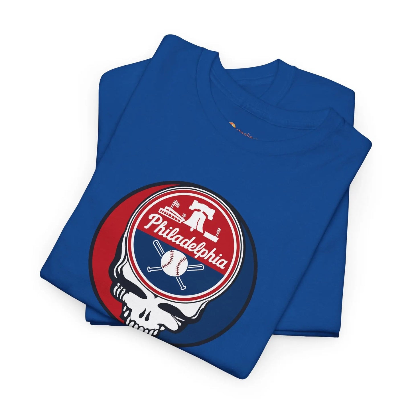 Philadelphia Phillies Grateful Dead Steal Your Face T-Shirt Ballpark Collection MLB