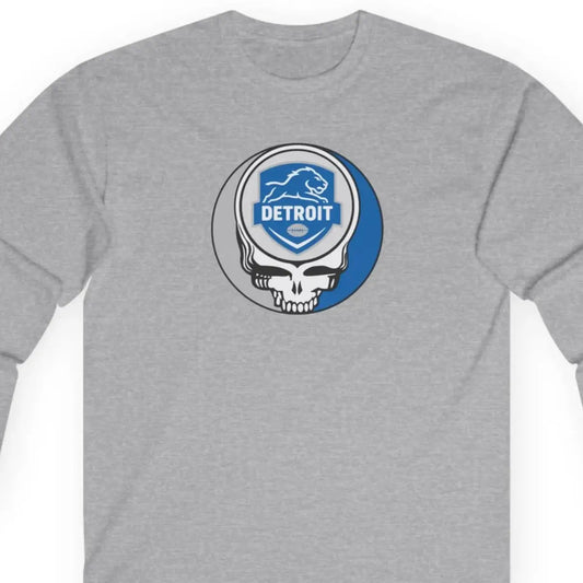 Steelie Ultra Cotton Long Sleeve Tee Eco-friendly Vintage-weight The Gridiron Collection Detroit Edition