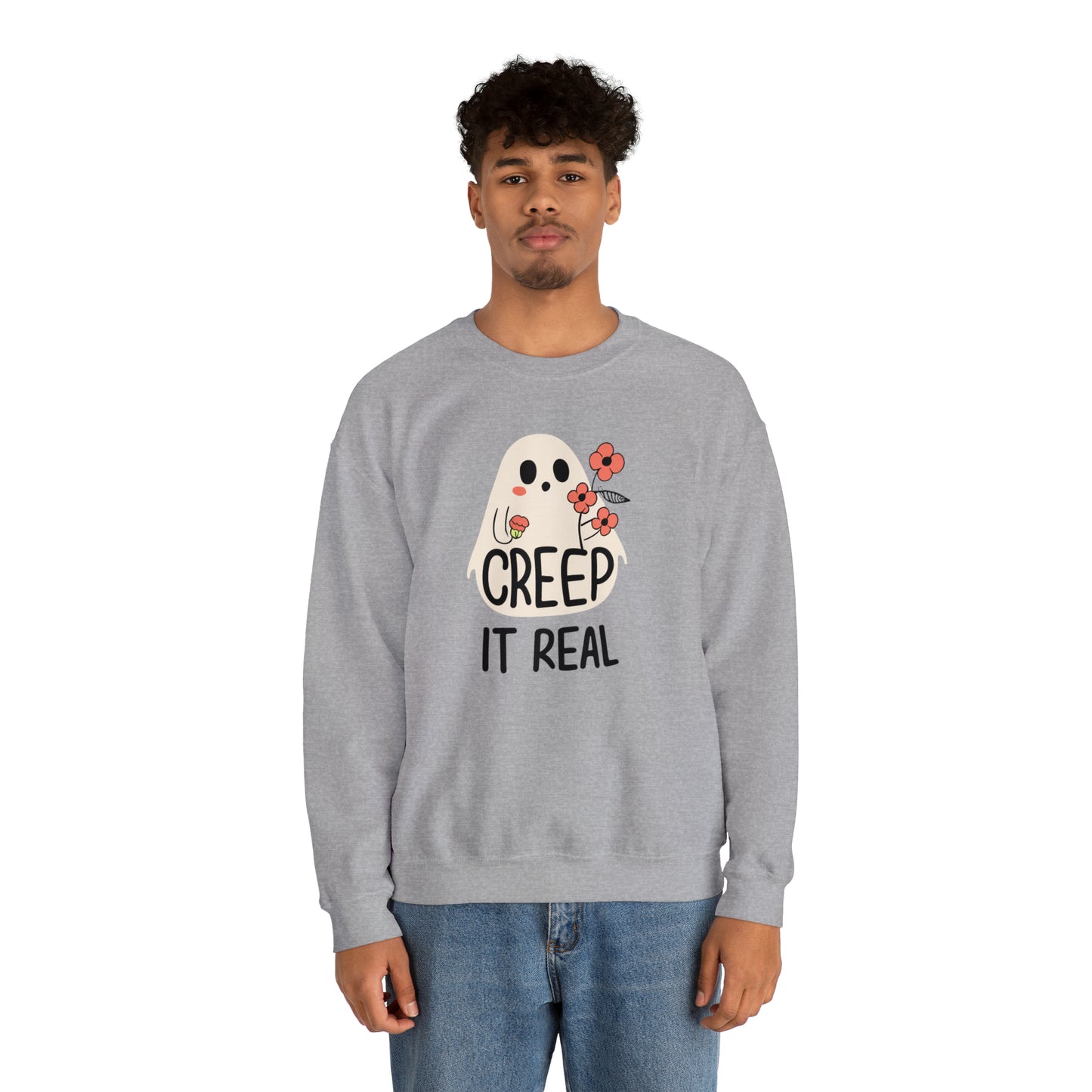 Creep It Real Spooky Sweatshirt, Spooky Season Halloween Sweatshirt, Halloween Costume, Spooky Sweatshirt, Halloween Gifts
