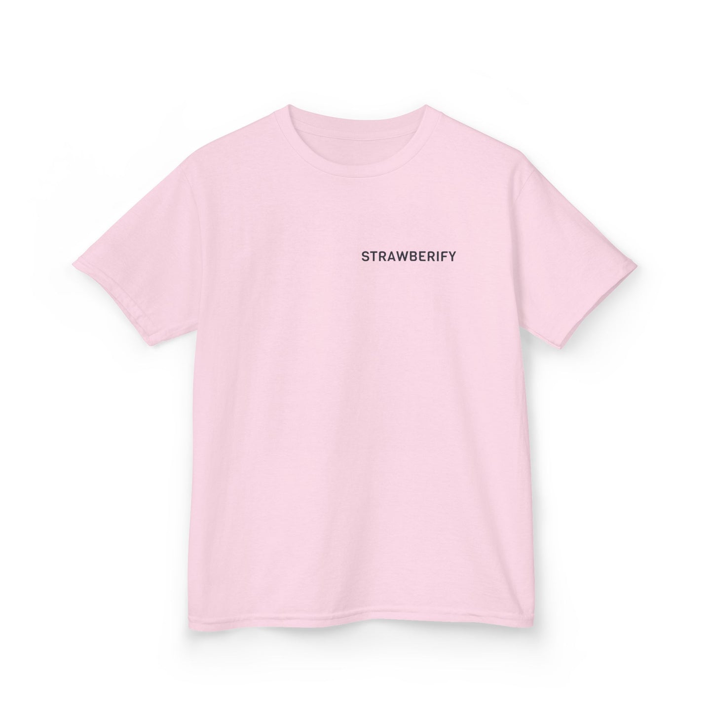 Cool Kids Heavy Cotton™ Tee - 'Strawberify' Graphic Design for Young Trendsetters