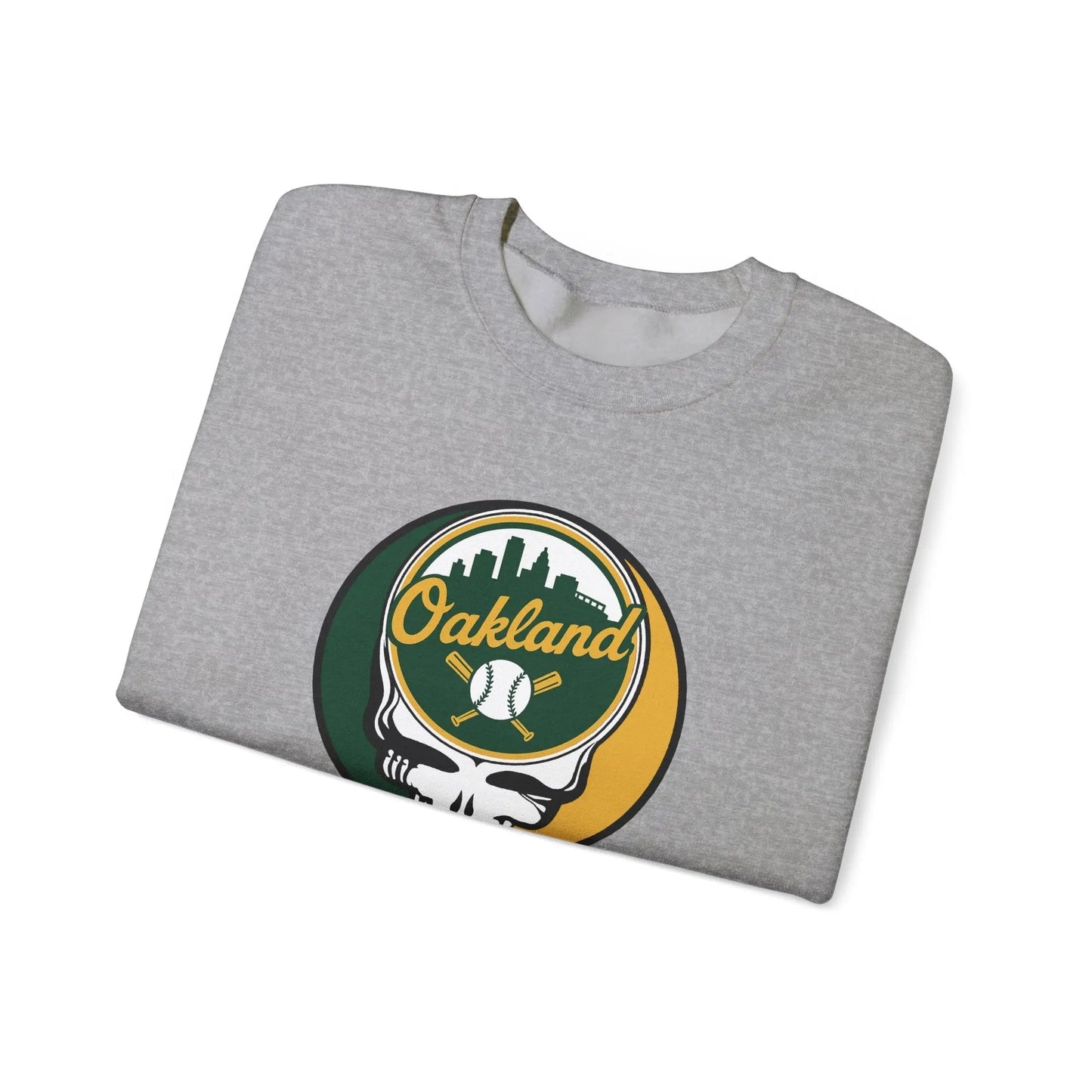 Grateful Dead Stealie Oakland Baseball Edition Crewneck Sweatshirt MLB