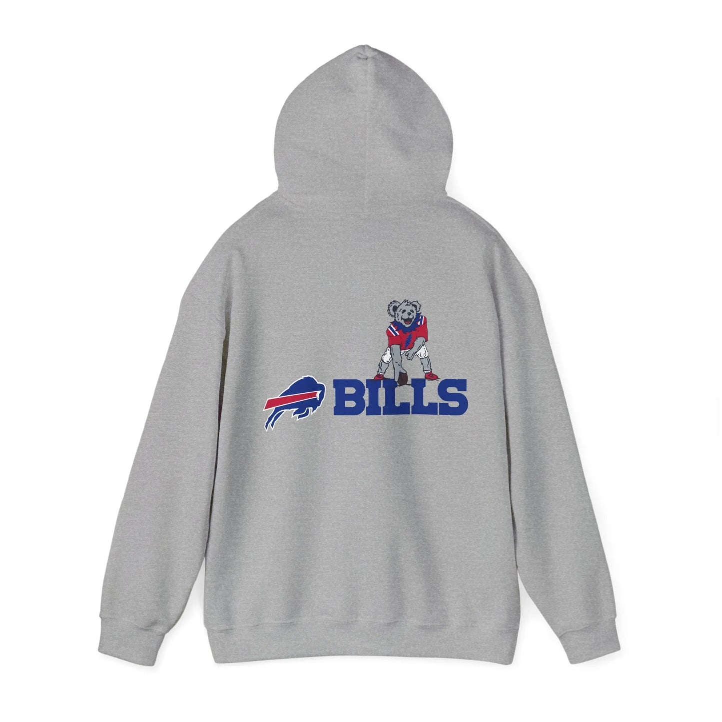 Buffalo Bills Dancing Bear Heavy Blend Two-Sided Hoodie Unisex The Gridiron Collection