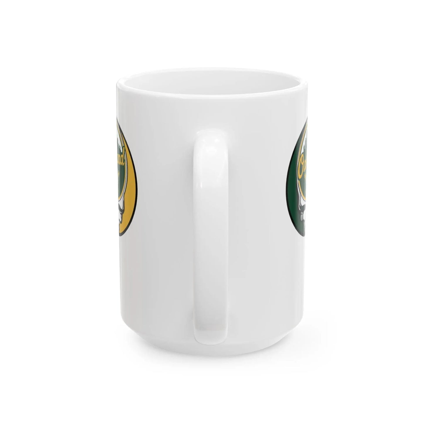 Stealie Ceramic Mug Large 15 Ounce Oakland Baseball Edition The Ballpark Collection
