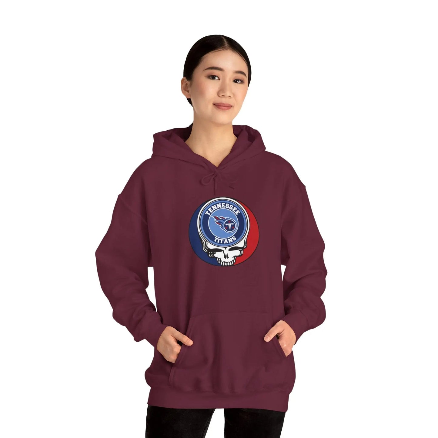 Tennessee Titans Grateful Dead Hooded Sweatshirt The Gridiron Collection