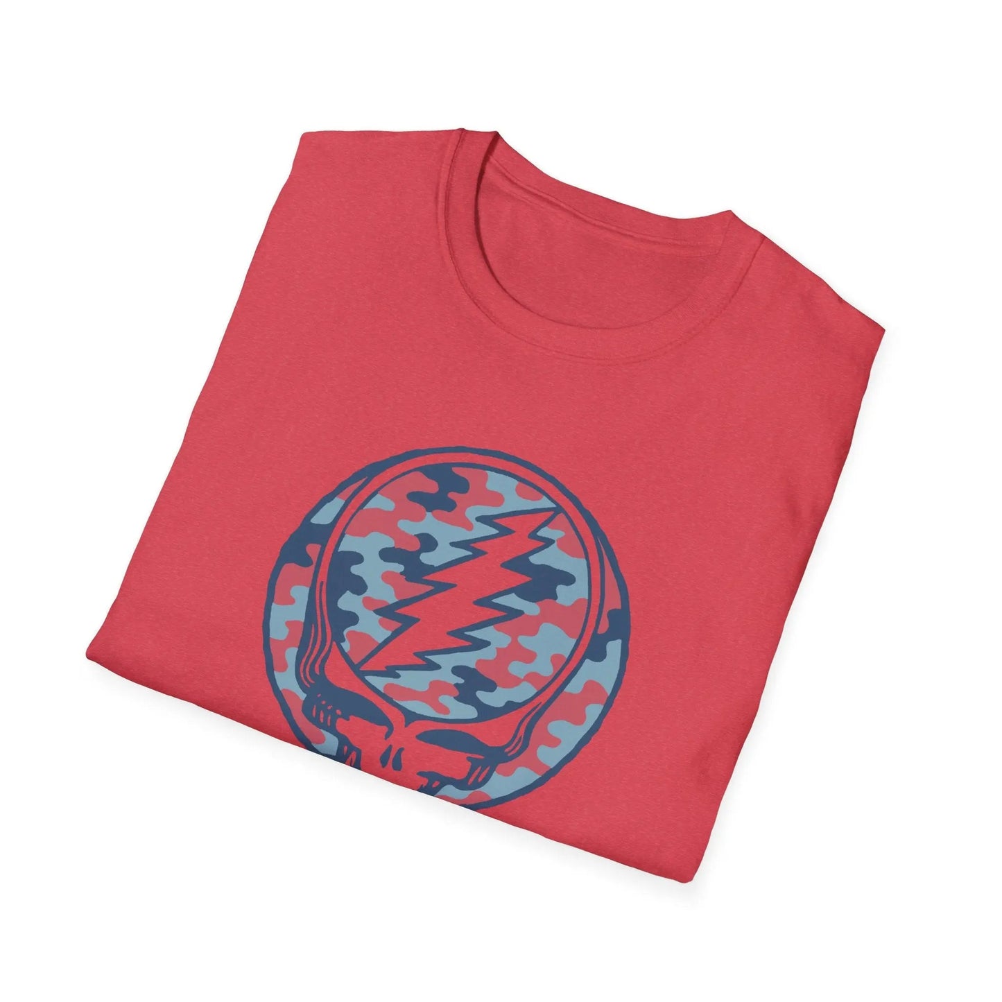 Camo Stealie Color Match Grateful Dead Vineyard Collection T-Shirt