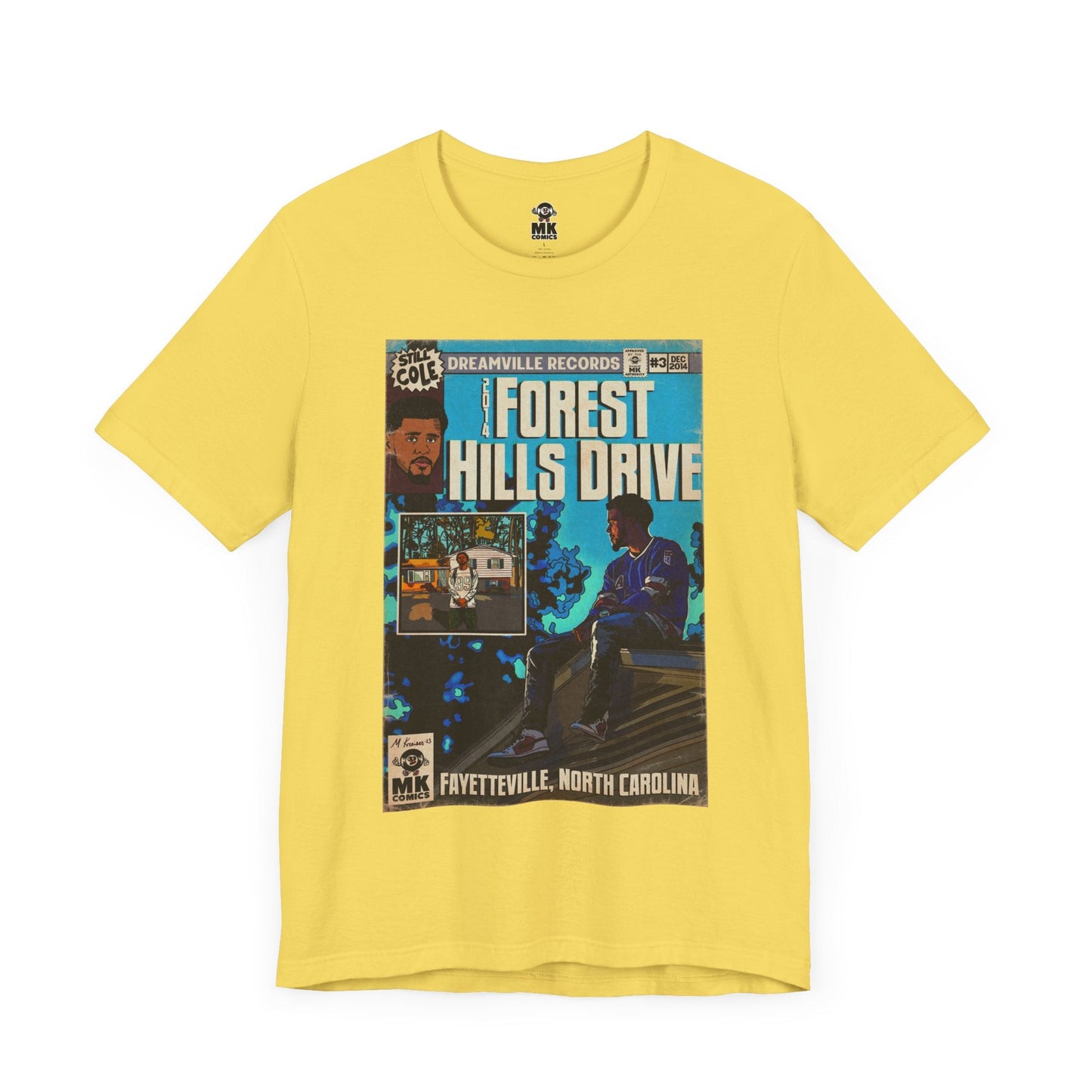 2014 Forest Hills Drive - Comic Book Art -  Unisex Jersey Short Sleeve Tee