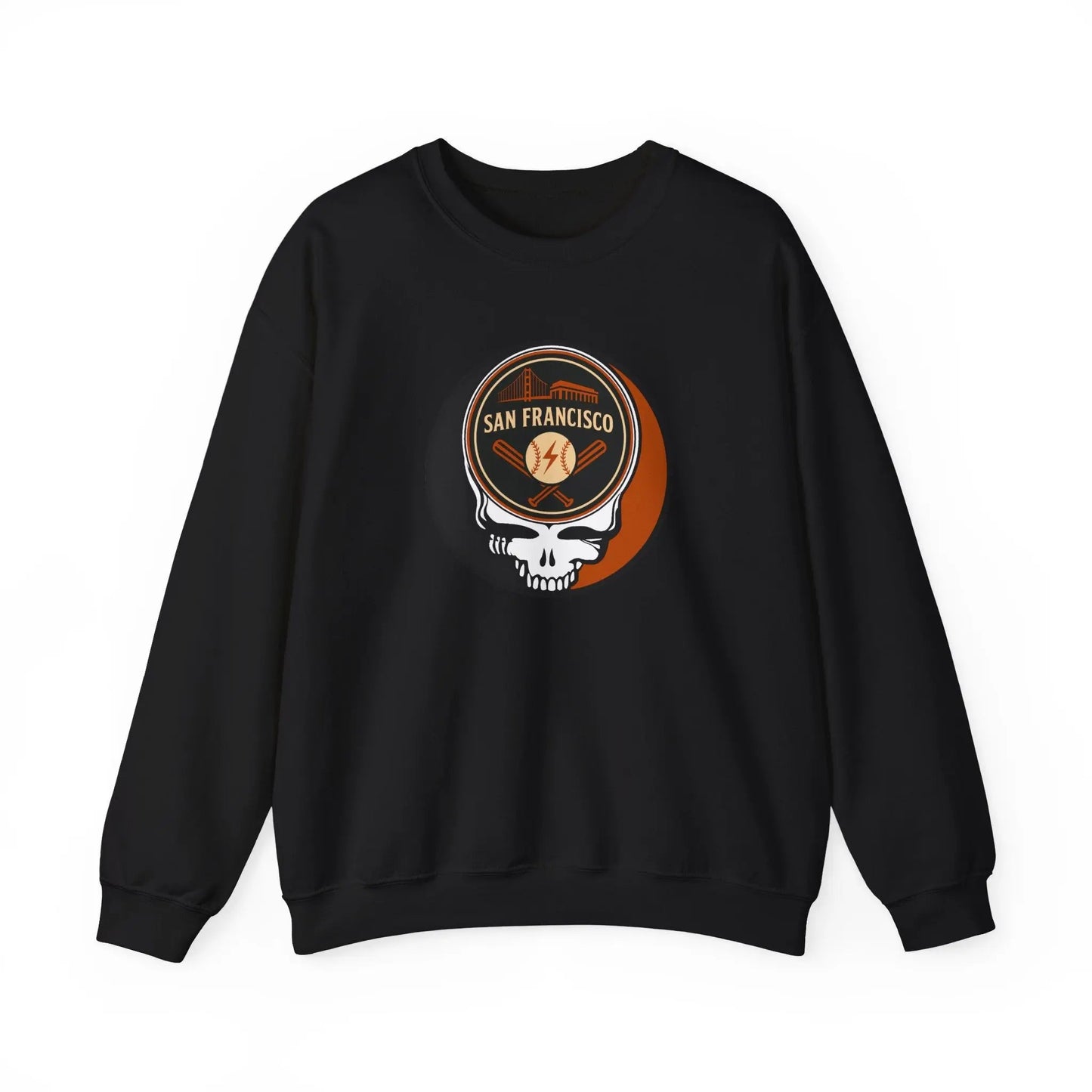 San Francisco Baseball Edition Grateful Dead Stealie Crewneck Sweatshirt MLB