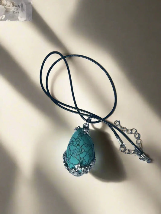 Rose Gem Stainless Steel Necklace Beauty by Dani