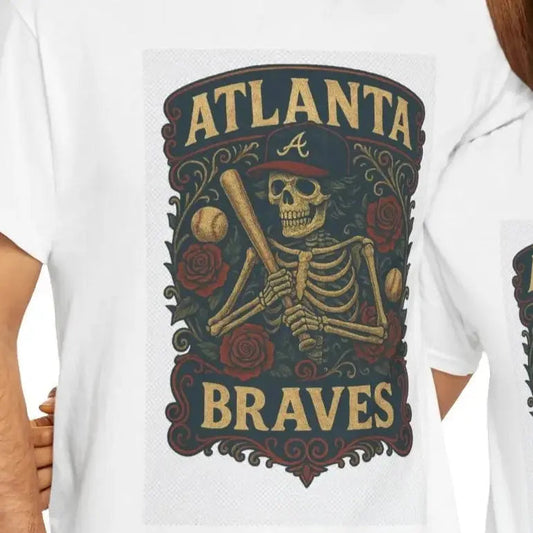 Atlanta Baseball Edition Retro Poster Art T-shirt The Ballpark Collection