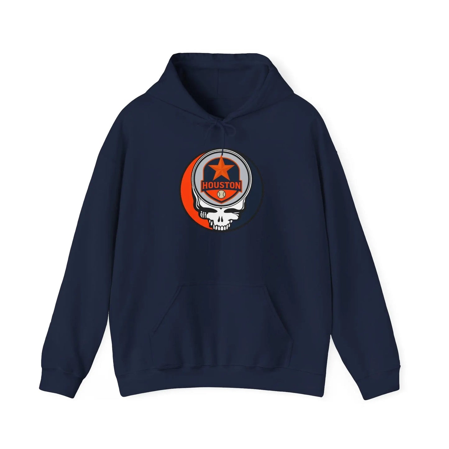 Houston Baseball Edition Grateful Dead Unisex Heavy Blend Hoodie - Hooded Sweatshirt