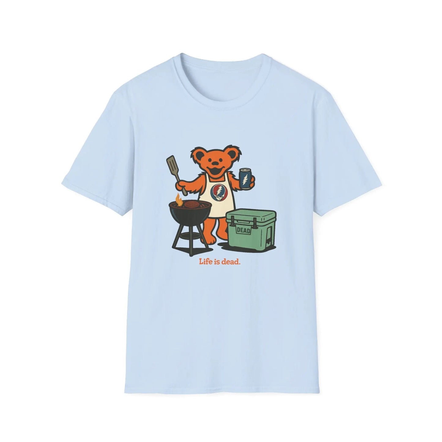 Grateful Dead Life is Dead Grilling Bear TShirt