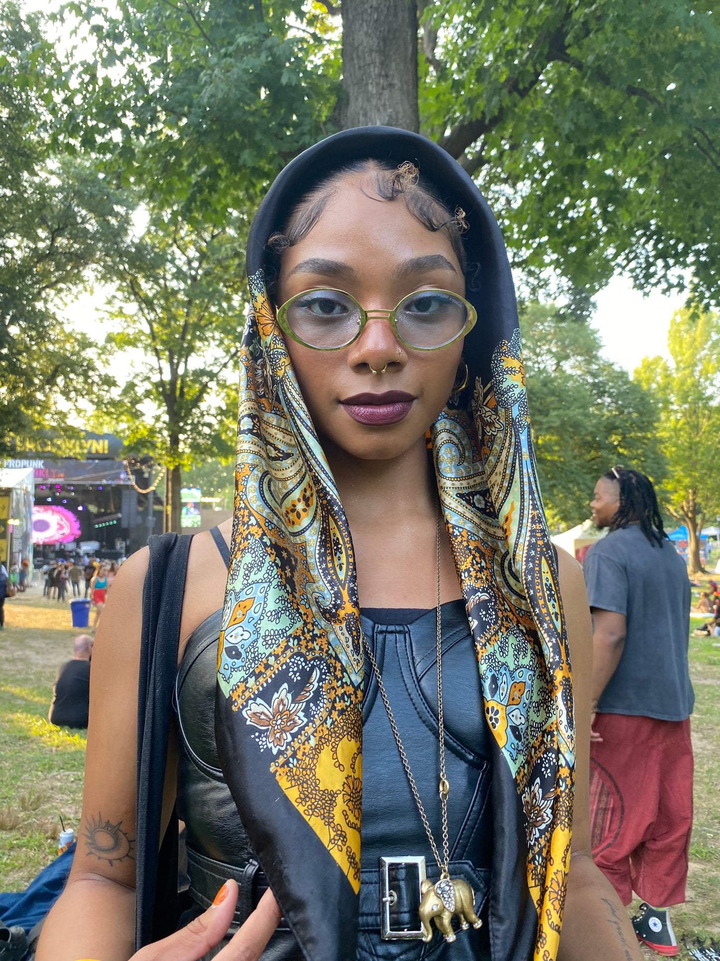 Gold Leaf Blue Light Protection Sunglasses EENY EYEWEAR