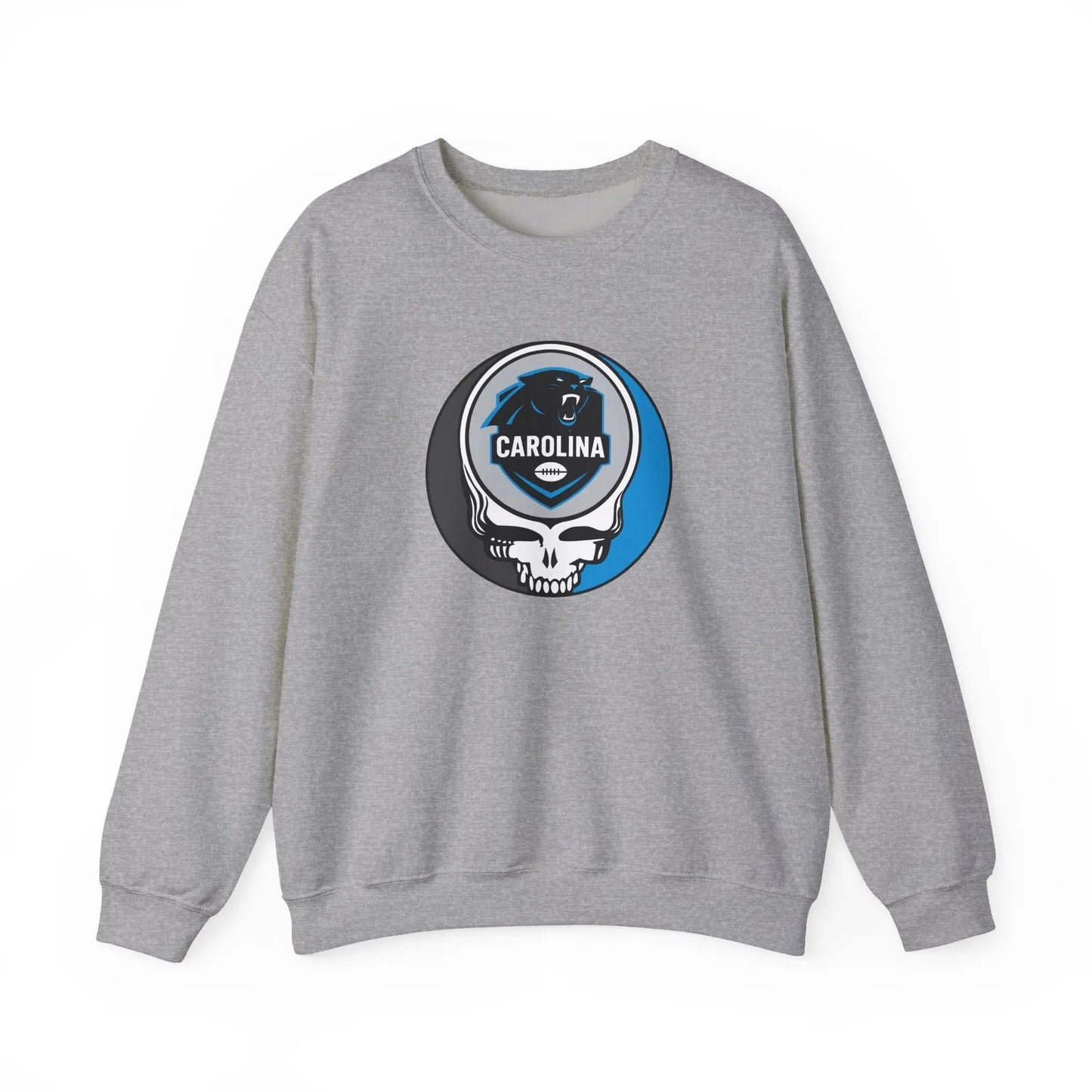 Carolina Panthers Stealie Grateful Dead Crewneck Sweatshirt NFL The Gridiron Collection