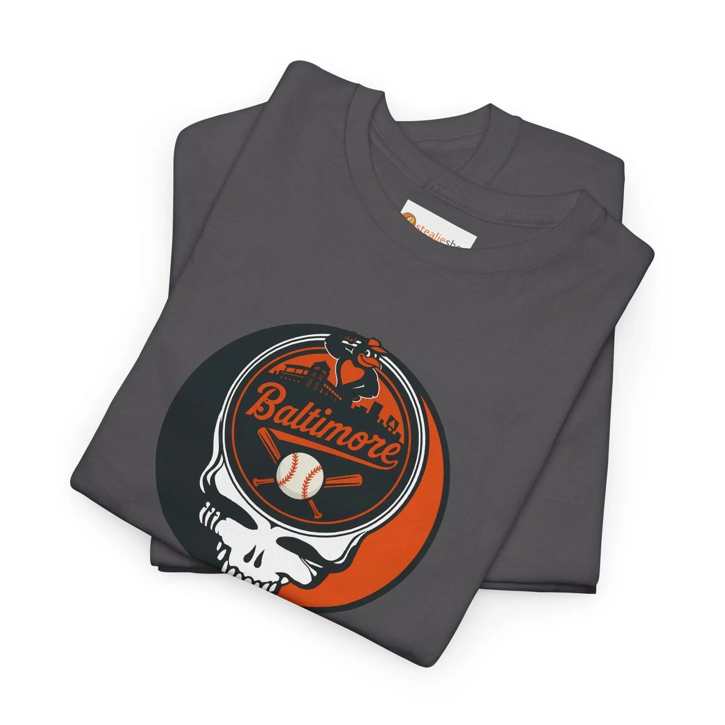 Baltimore Orioles Steal Your Face T-Shirt MLB The Ballpark Collection
