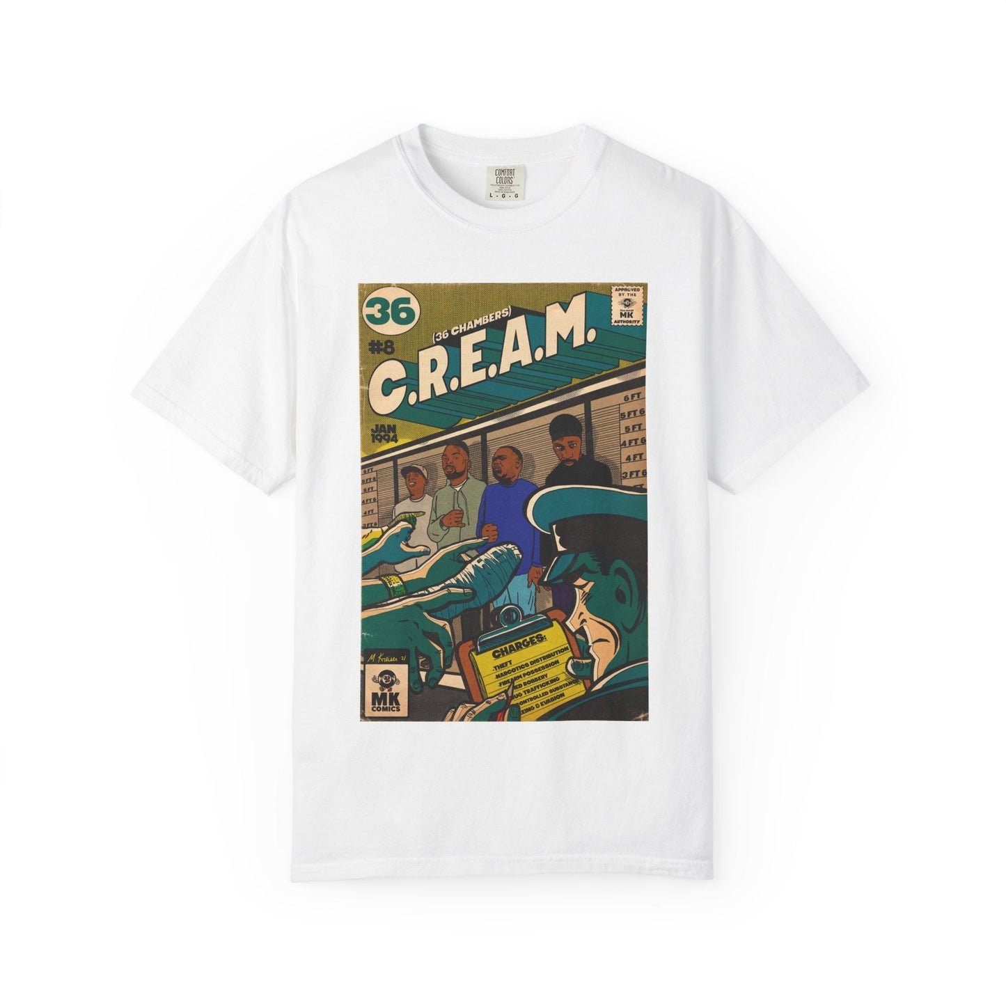 C.R.E.A.M Unisex Comfort Colors T-shirt Ring-Spun Cotton