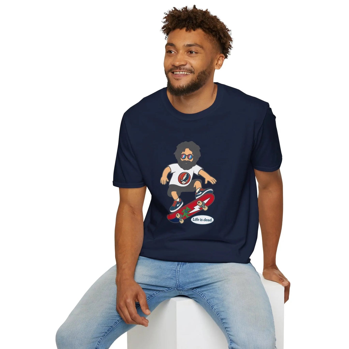 Life is Dead Ultra-Soft T-Shirt Jerry's Shreddin' Grateful Dead