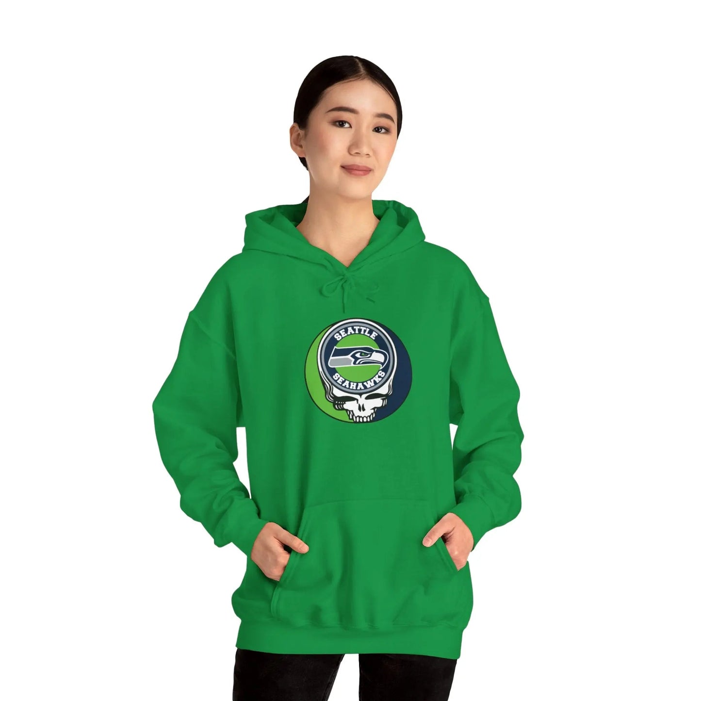 Seattle Seahawks Grateful Dead Hooded Sweatshirt The Gridiron Collection