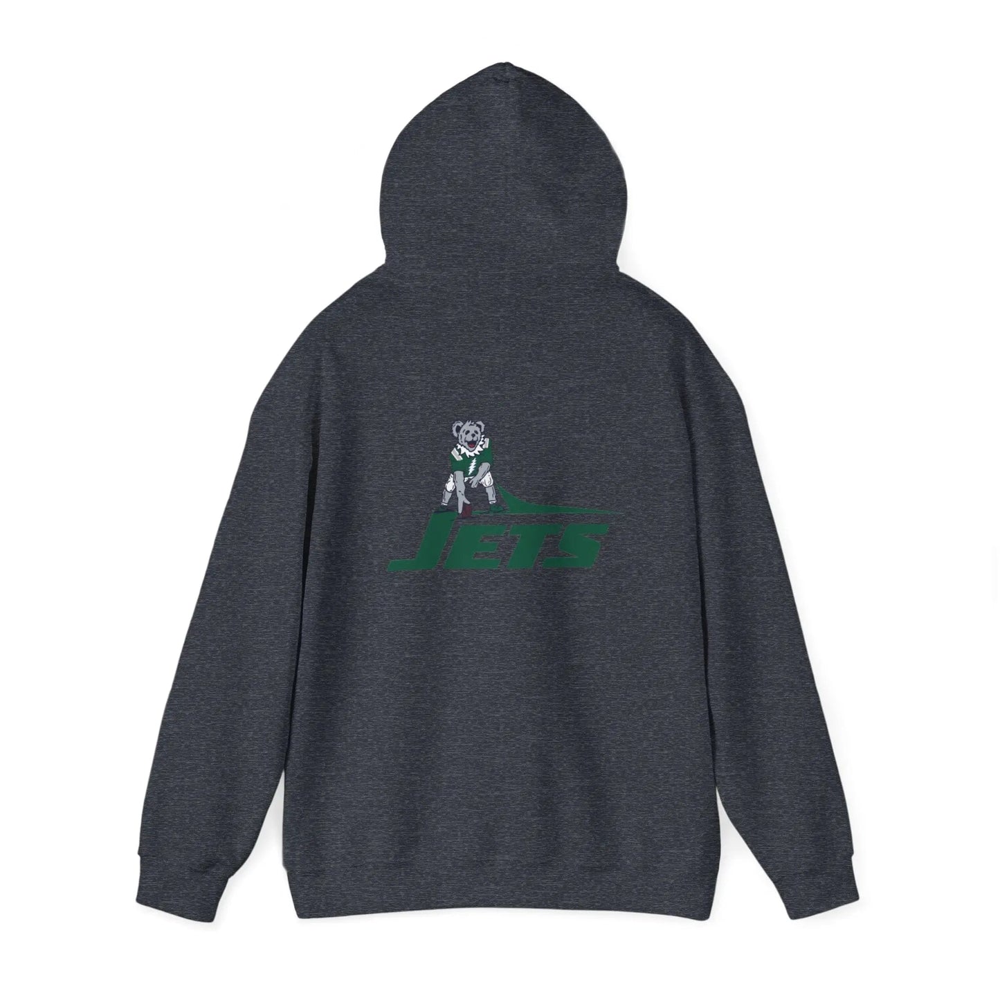 New York Jets Dancing Bear Unisex Hoodie Two-Sided The Gridiron Collection