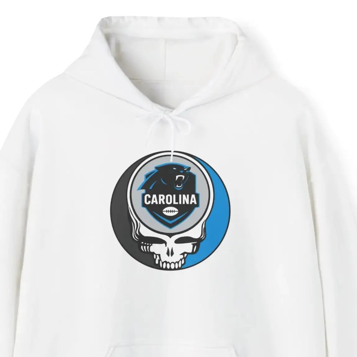 Grateful Dead Stealie Carolina Panthers Stealie Unisex Hoodie NFL