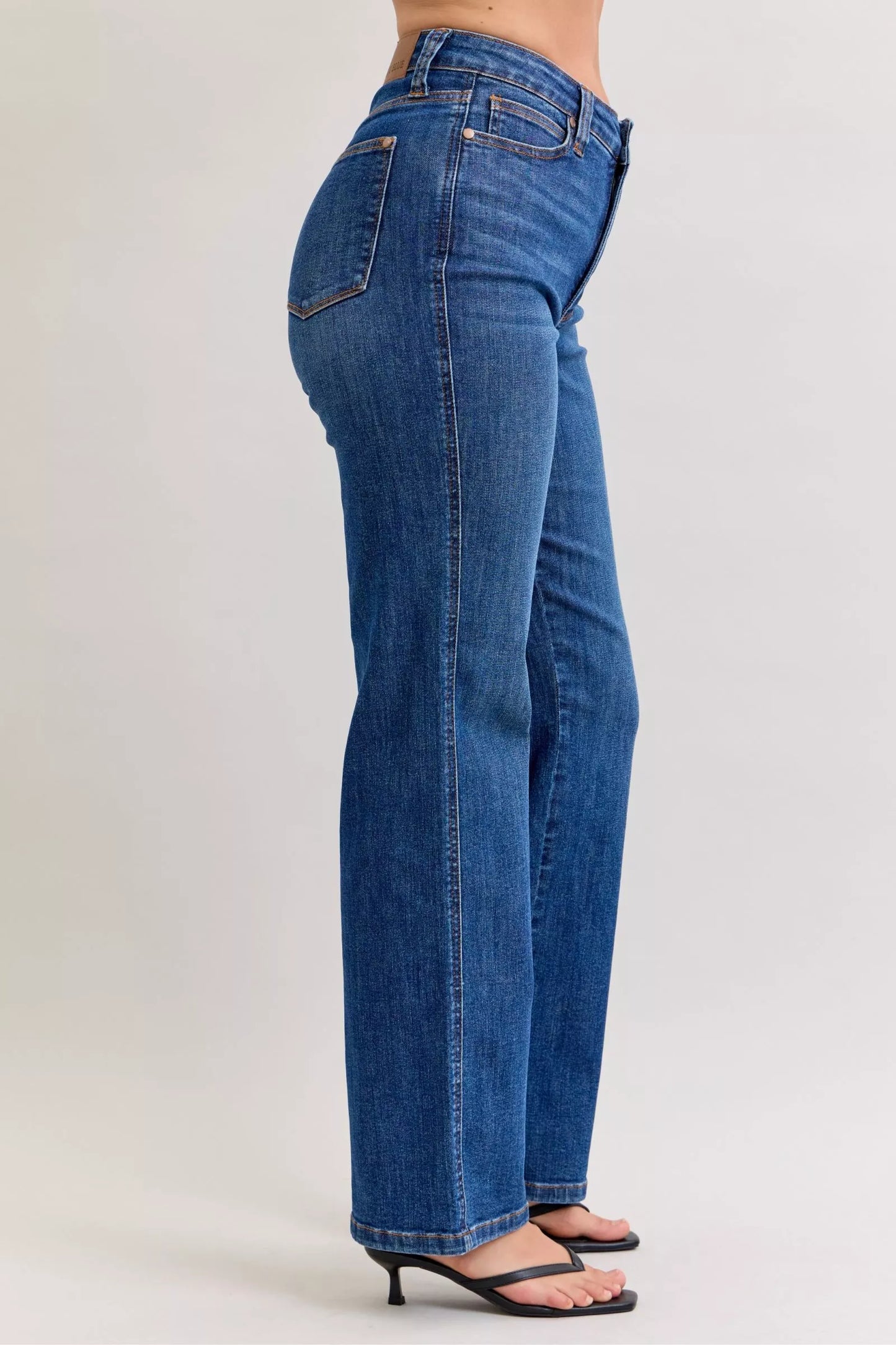 High Waist Tummy Control Straight Jeans Judy Blue