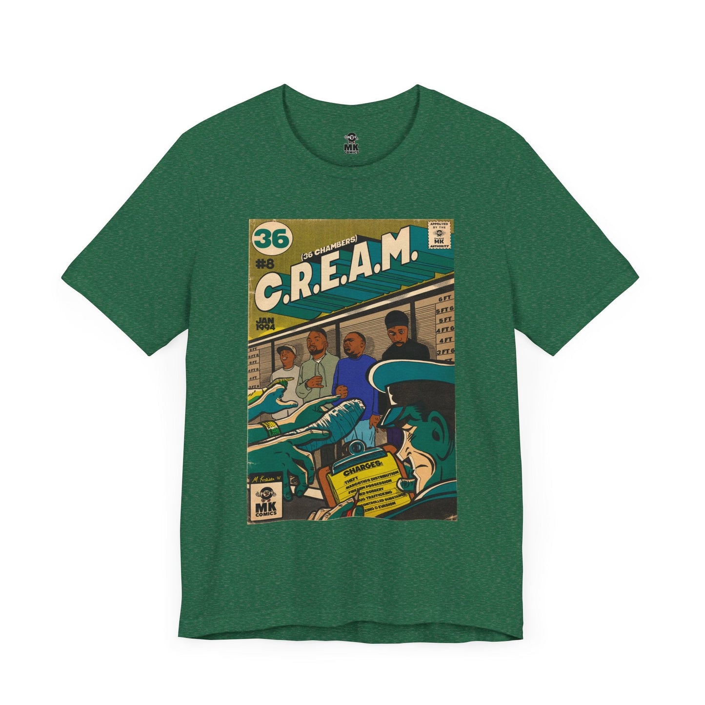 Unisex Jersey Short Sleeve Tee C.R.E.A.M