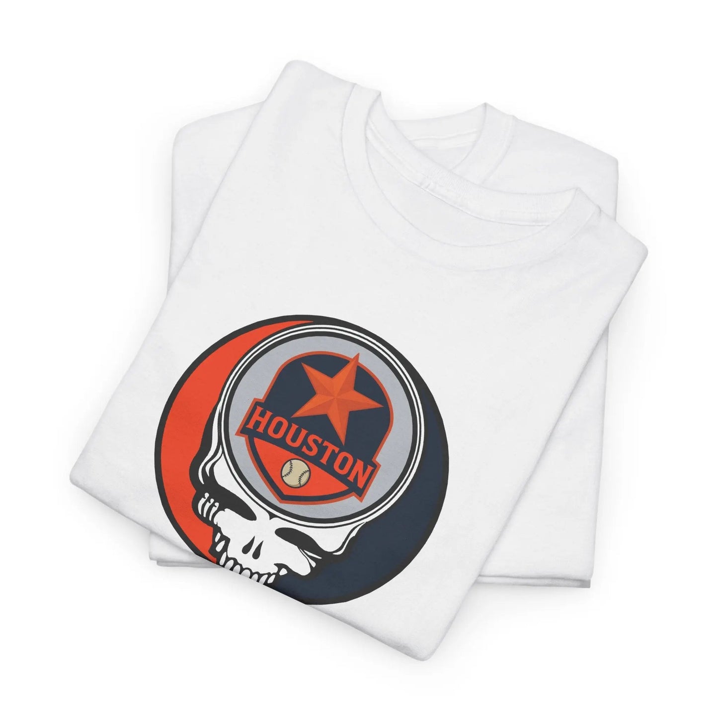 Houston Astros Grateful Dead Steal Your Face Baseball Edition T-Shirt