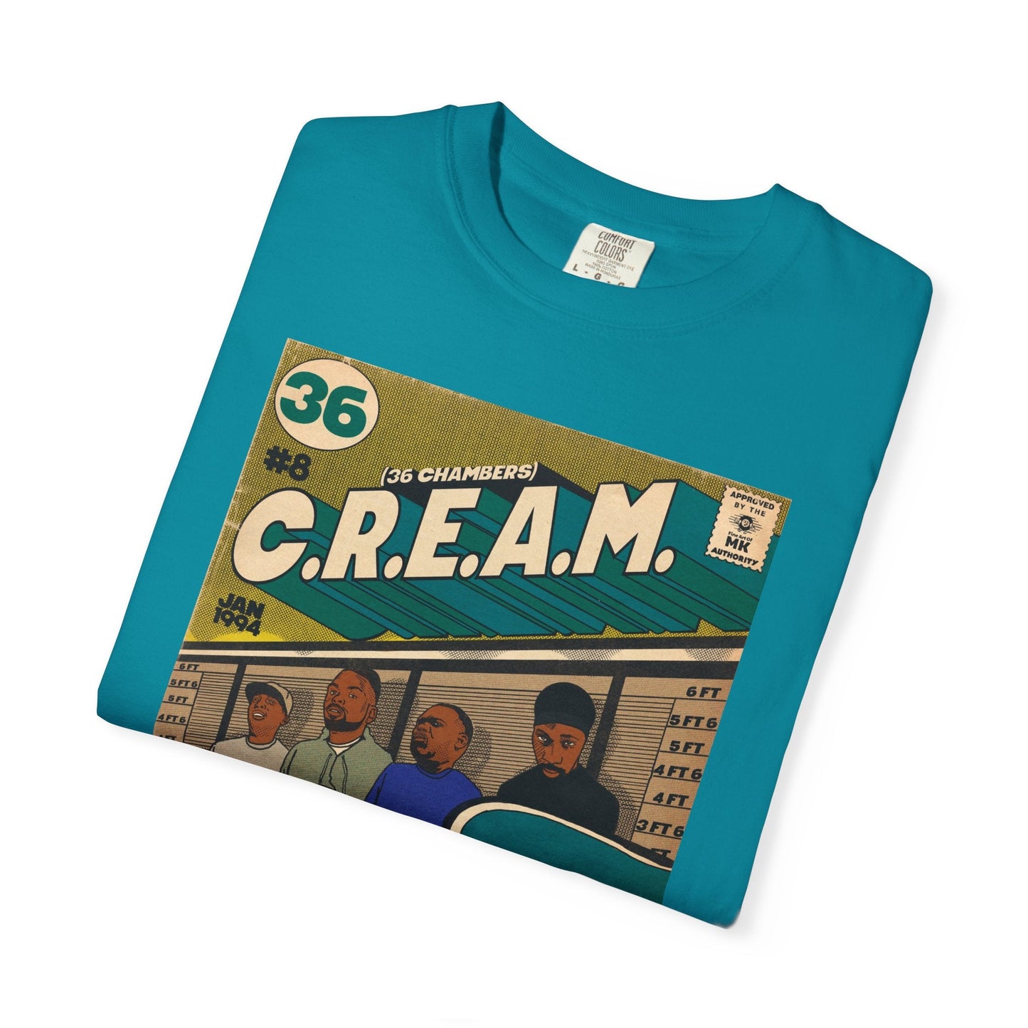 C.R.E.A.M Unisex Comfort Colors T-shirt Ring-Spun Cotton