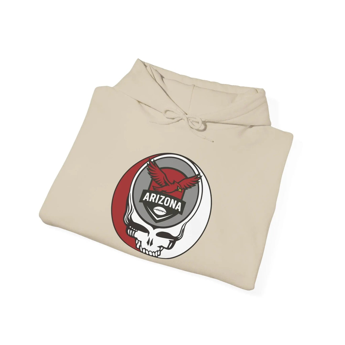 Arizona Cardinals Stealie Grateful Dead Hooded Sweatshirt NFL The Gridiron Collection