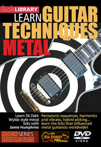 Learn Guitar Techniques Metal Style DVD Zakk Wylde